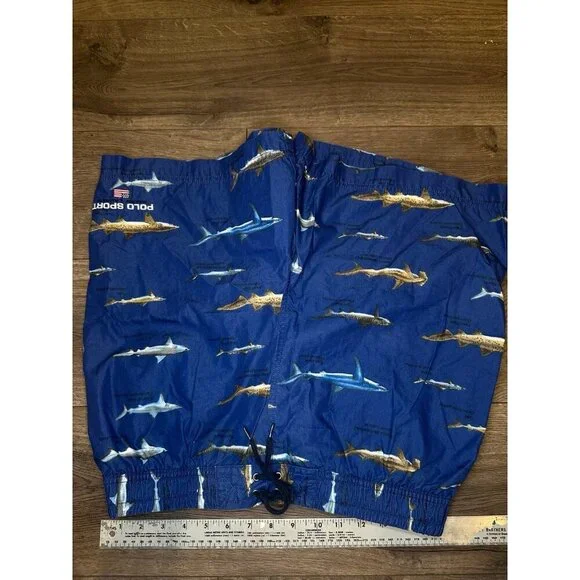 Vintage VTG Y2K Polo Sport Nylon Swim Shorts - Picture 3 of 8